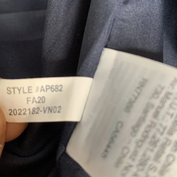 J. Crew Women’s Navy Diamond Quilted Puffer Utility Jacket Sz S - Picture 7 of 10